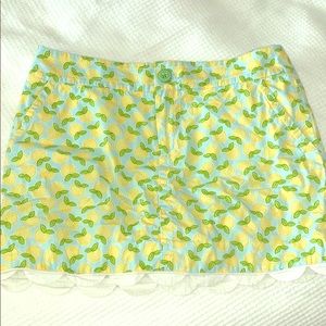 Excellent Condition Lilly Pulitzer Lemon 🍋 Skort!